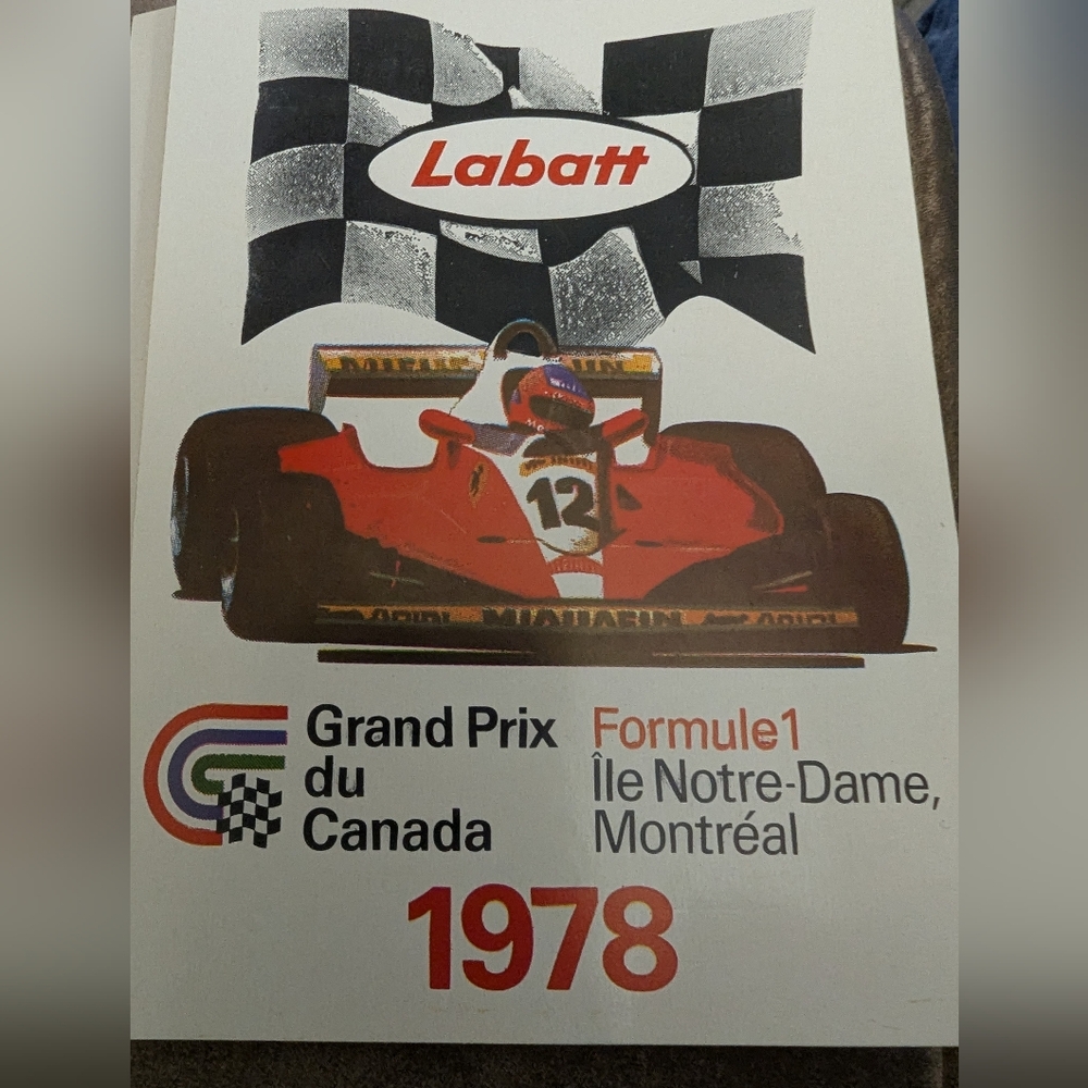 Formula 1 Labatt Grand Prix of Canada 1978 Paper